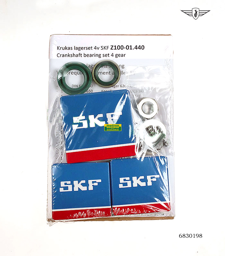 6830198 0604 Krukaslagerset SKF compleet Zundapp 4V